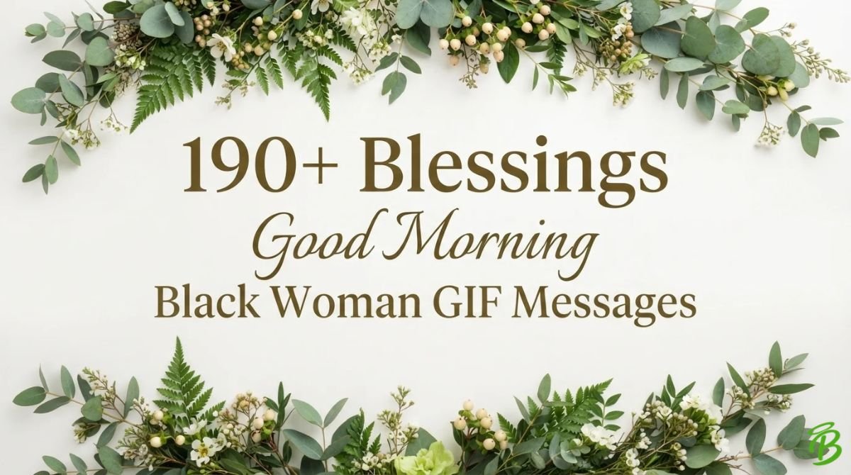 190+ Blessings Good Morning Black Woman GIF Messages