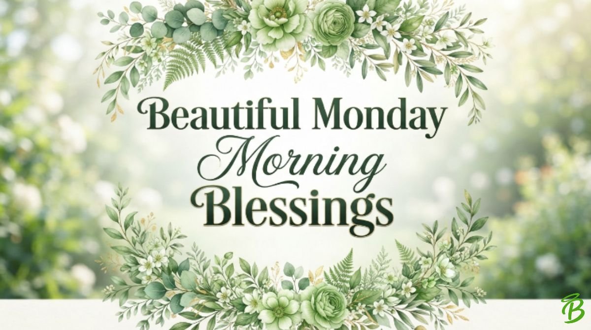 Beautiful Monday Morning Blessings