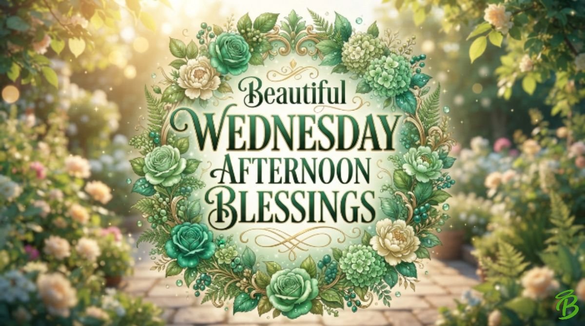 Beautiful Wednesday Afternoon Blessings