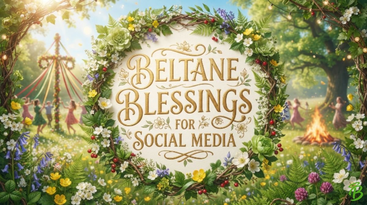 Beltane Blessings for Social Media