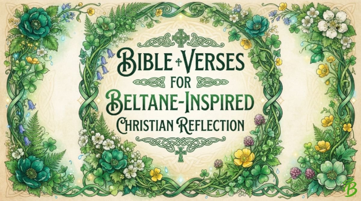 Bible Verses for Beltane-Inspired Christian Reflection