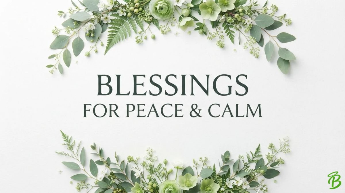Blessings for Peace & Calm