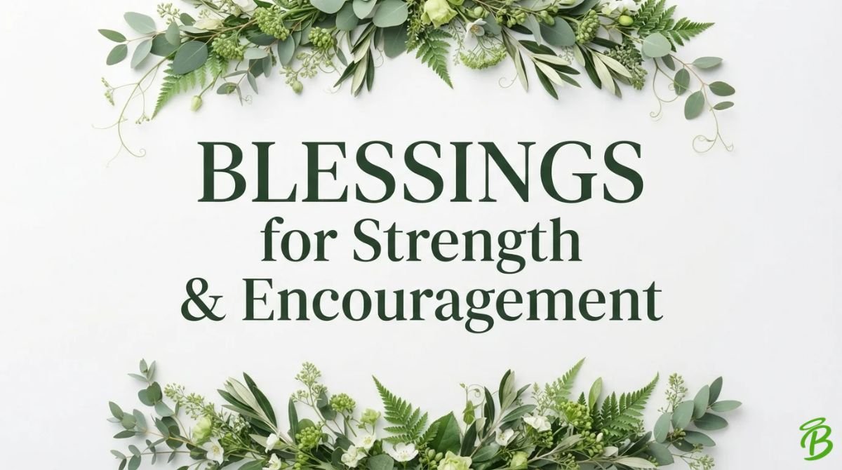 Blessings for Strength & Encouragement