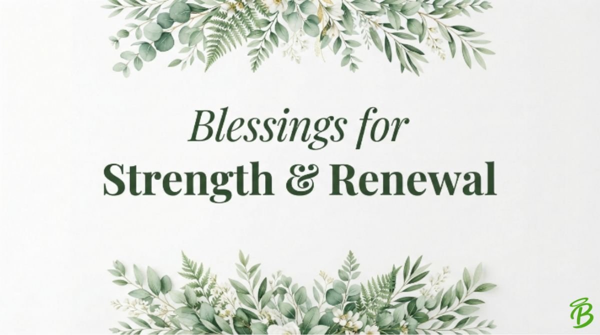 Blessings for Strength & Renewal