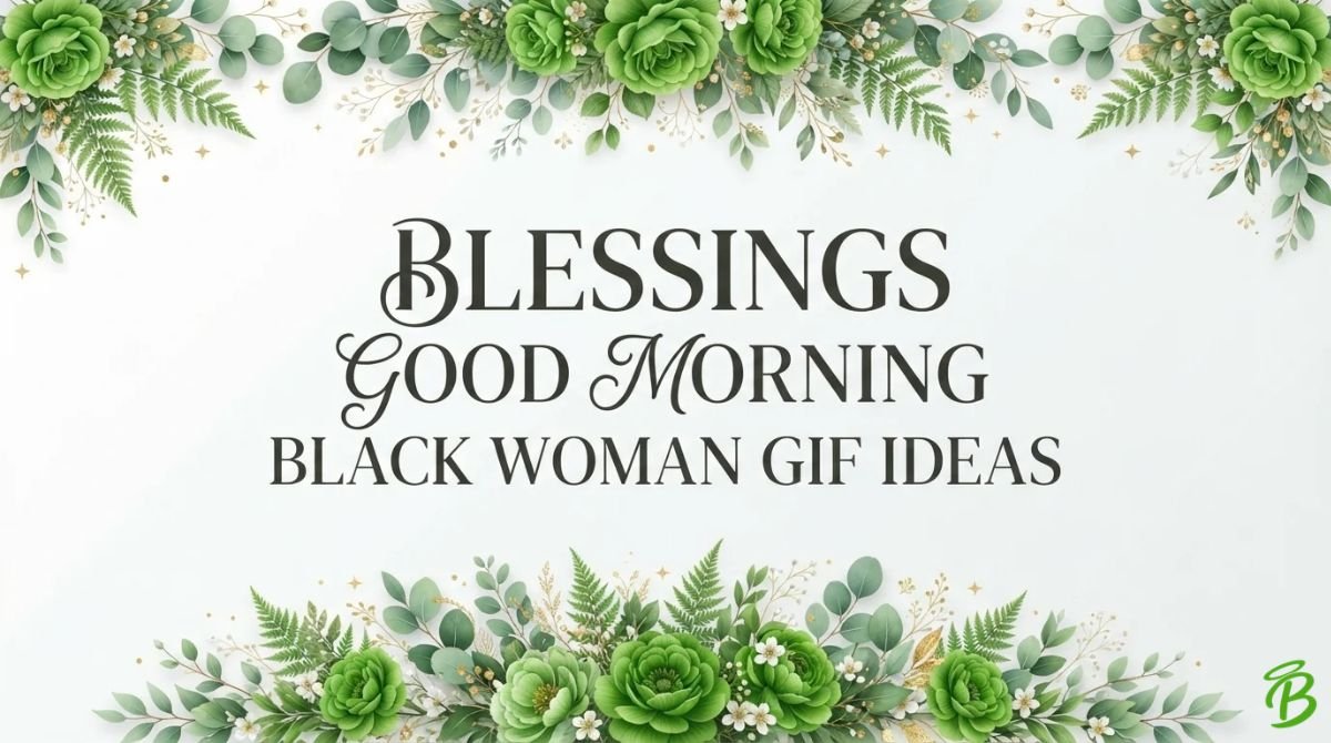 Blessings Good Morning Black Woman GIF Ideas