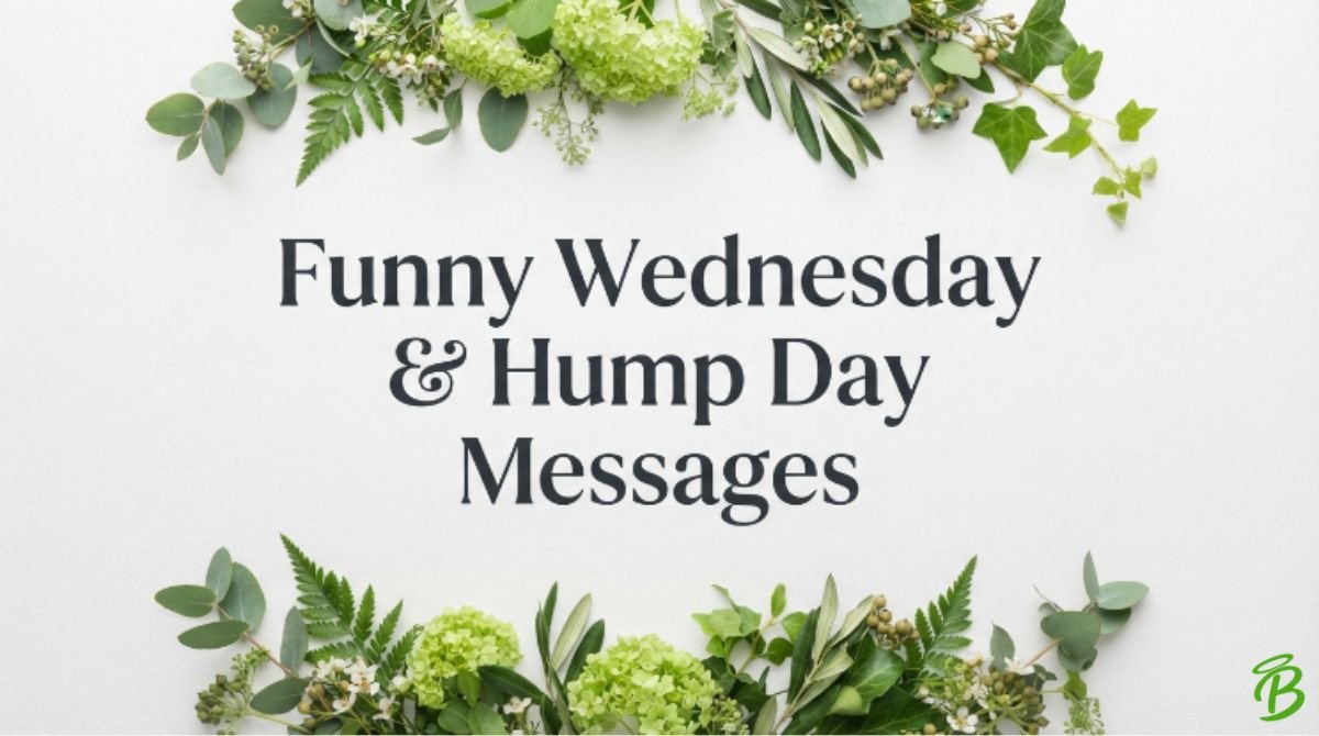 Funny Wednesday & Hump Day Messages
