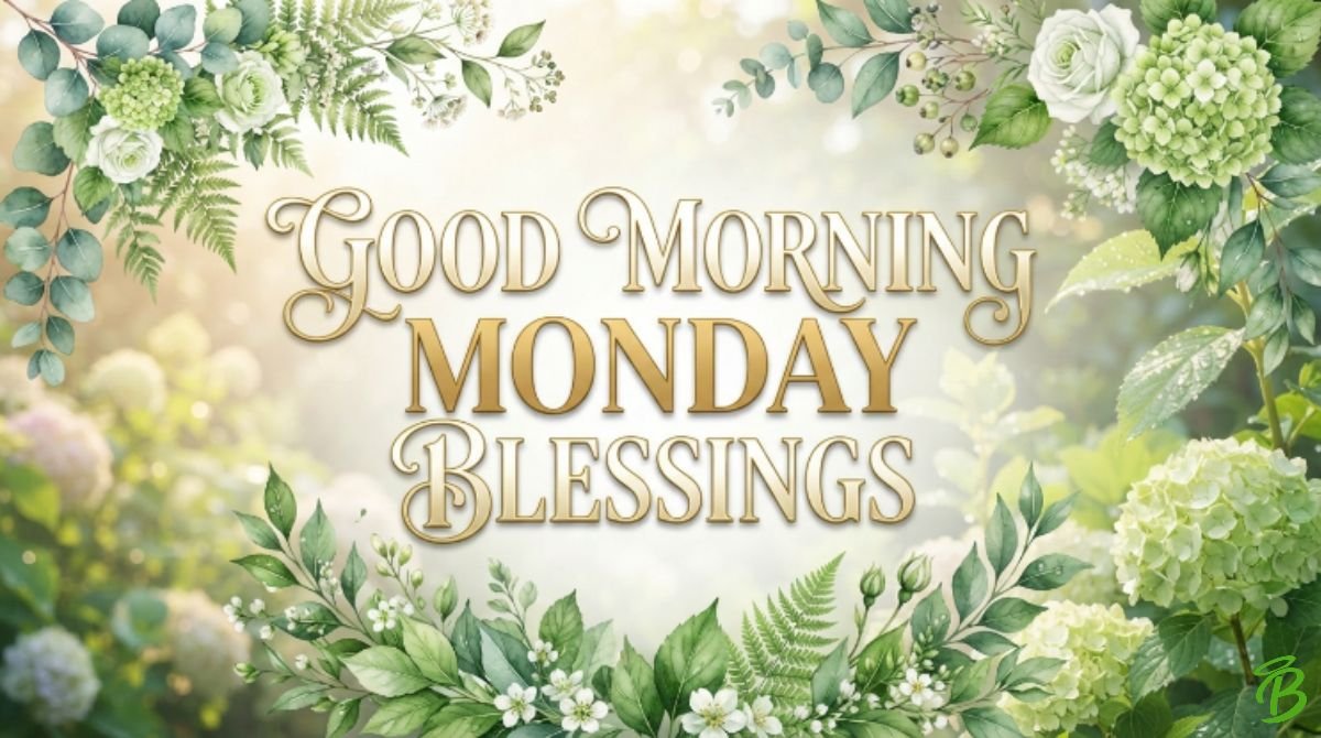 Good Morning Monday Blessings