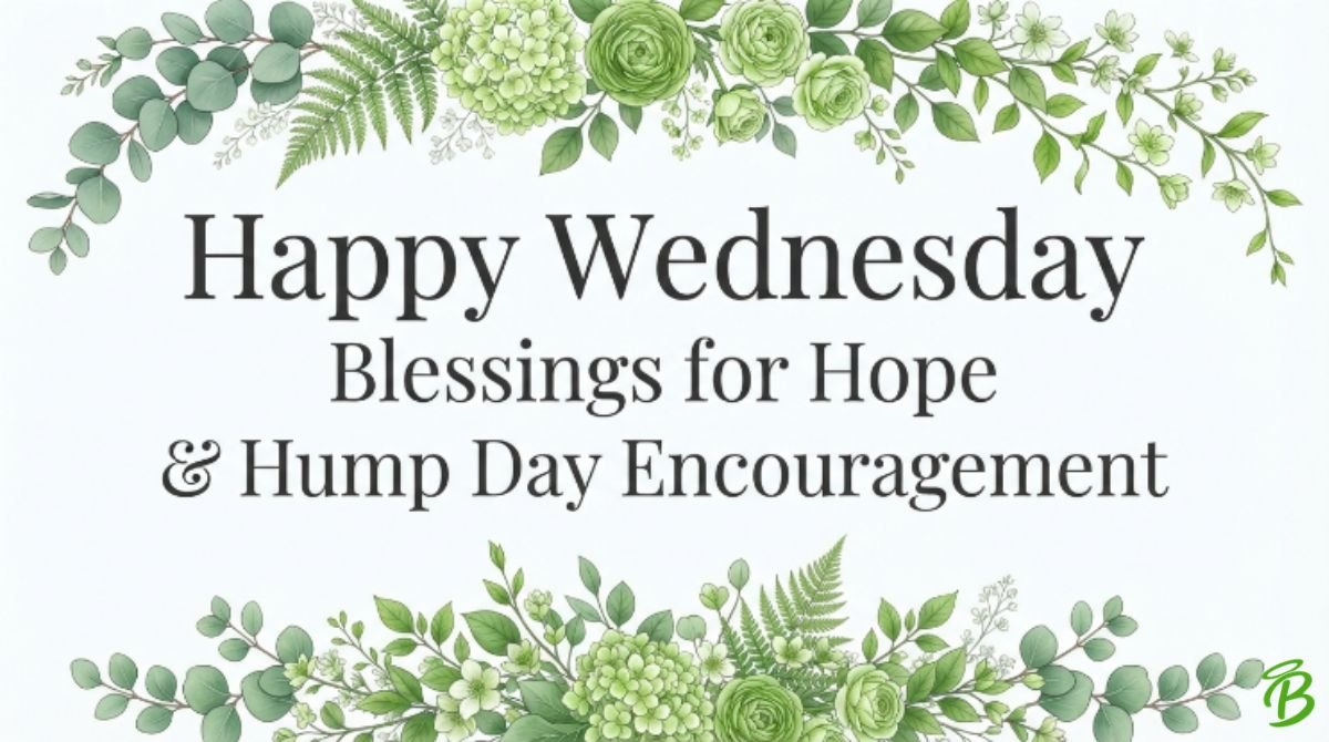 Happy Wednesday Blessings for Hope & Hump Day Encouragement