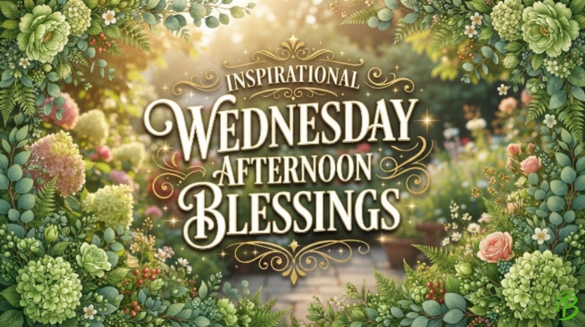 Inspirational Wednesday Afternoon Blessings