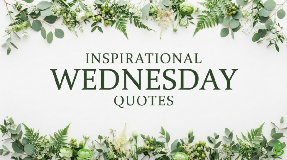 Inspirational Wednesday Quotes