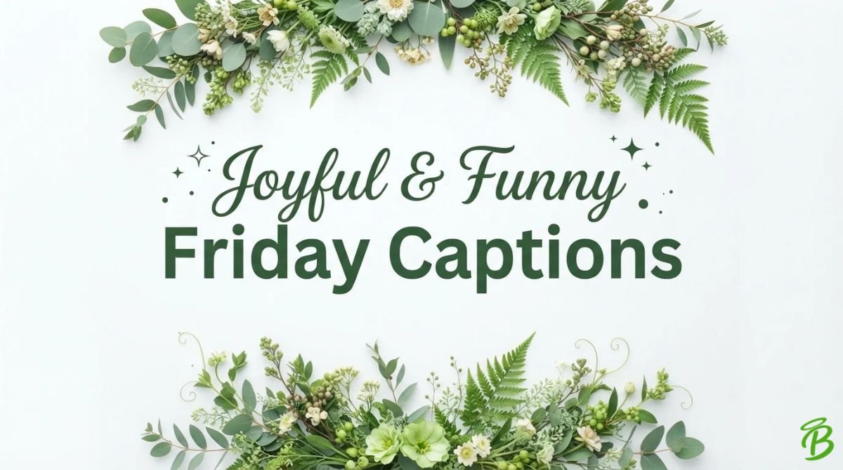 Joyful & Funny Friday Captions