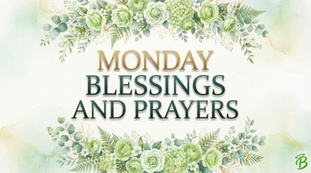 Monday Blessings and Prayers
