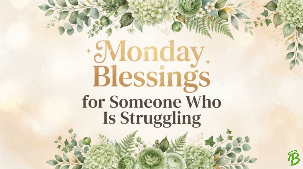 Monday Blessings for Someone Who Is Struggling