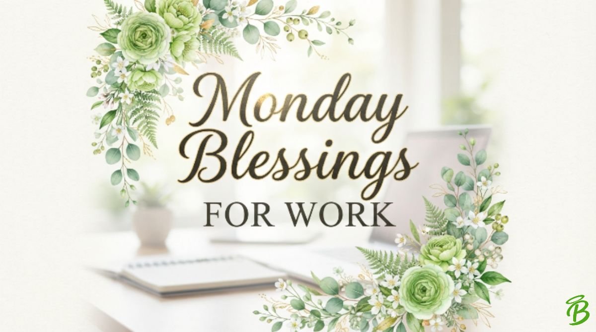 Monday Blessings for Work