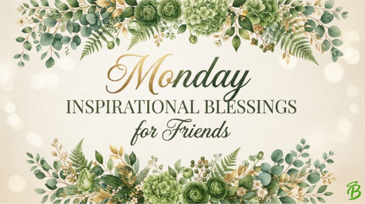 Monday Inspirational Blessings for Friends