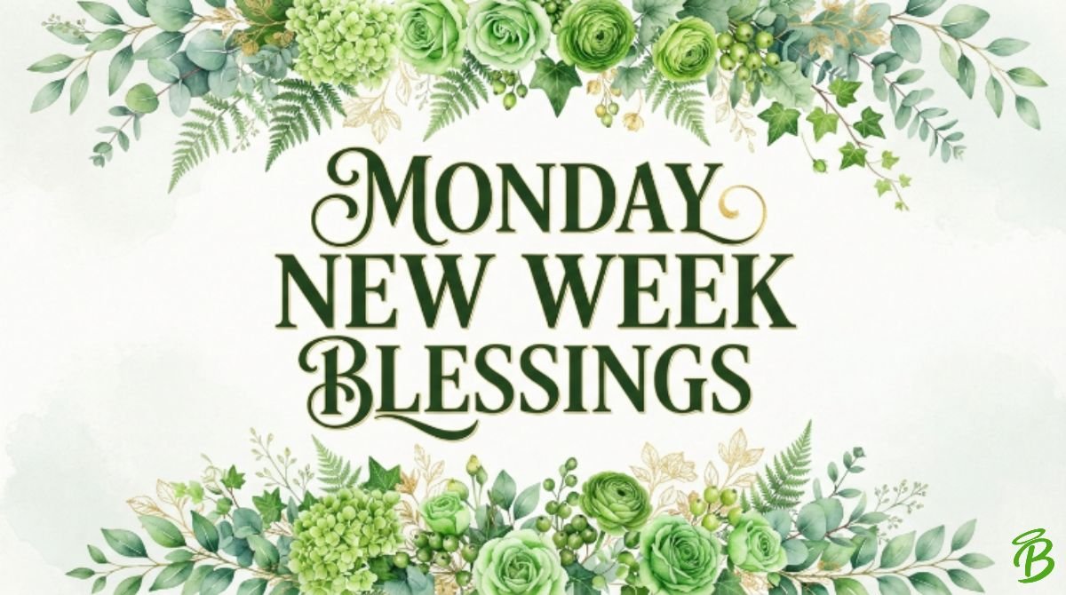 Monday New Week Blessings