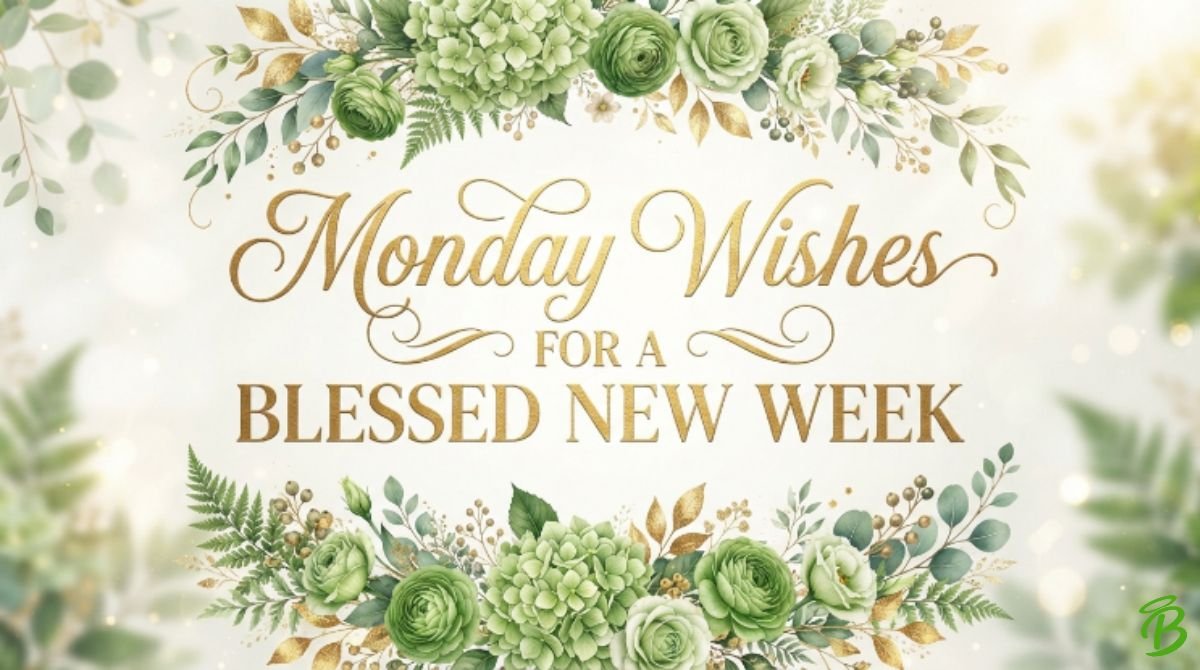 Monday Wishes for a Blessed New Week