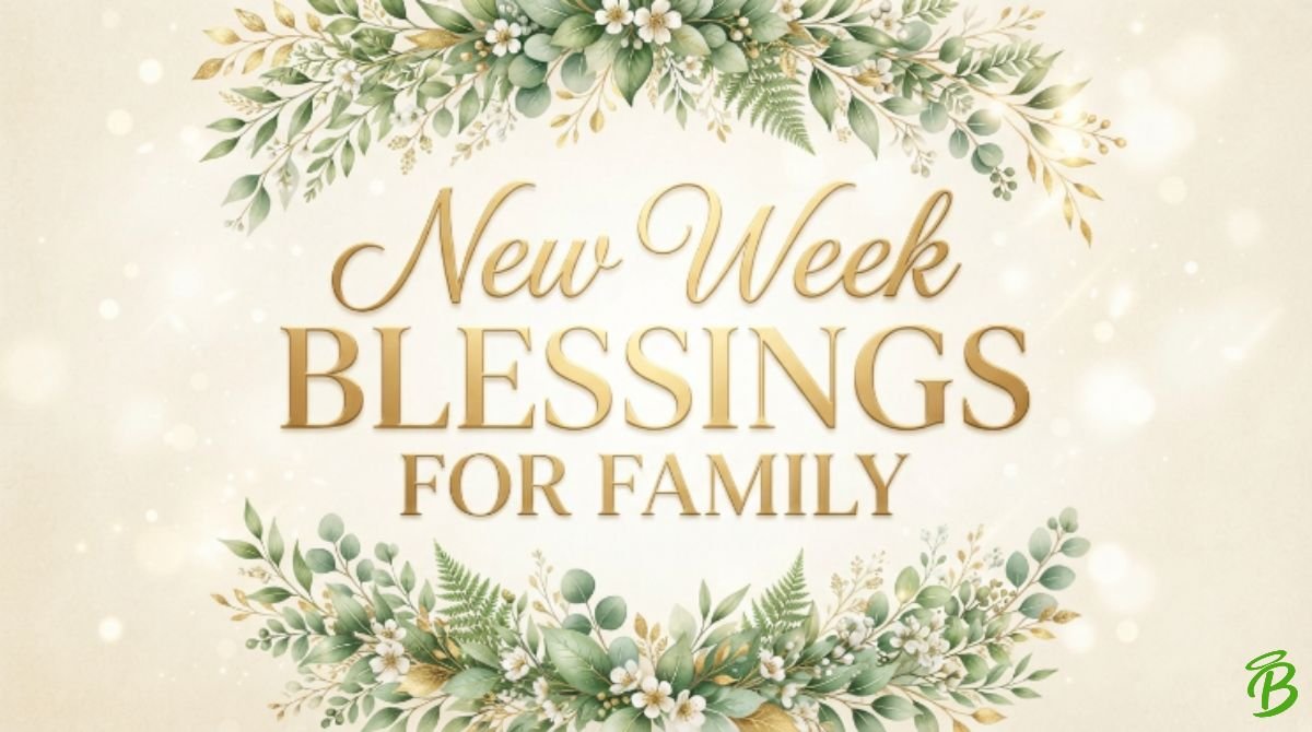 New Week Blessings for Family