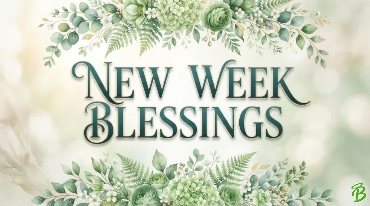 New Week Blessings