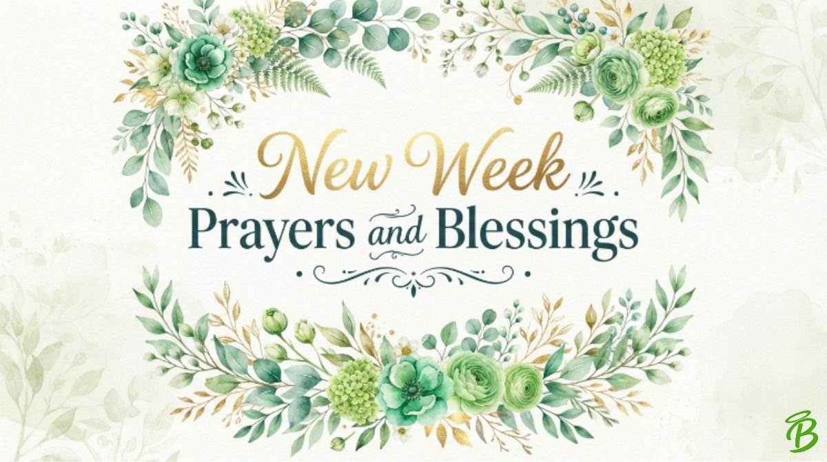 New Week Prayers and Blessings