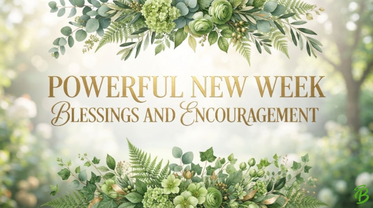 Powerful New Week Blessings and Encouragement