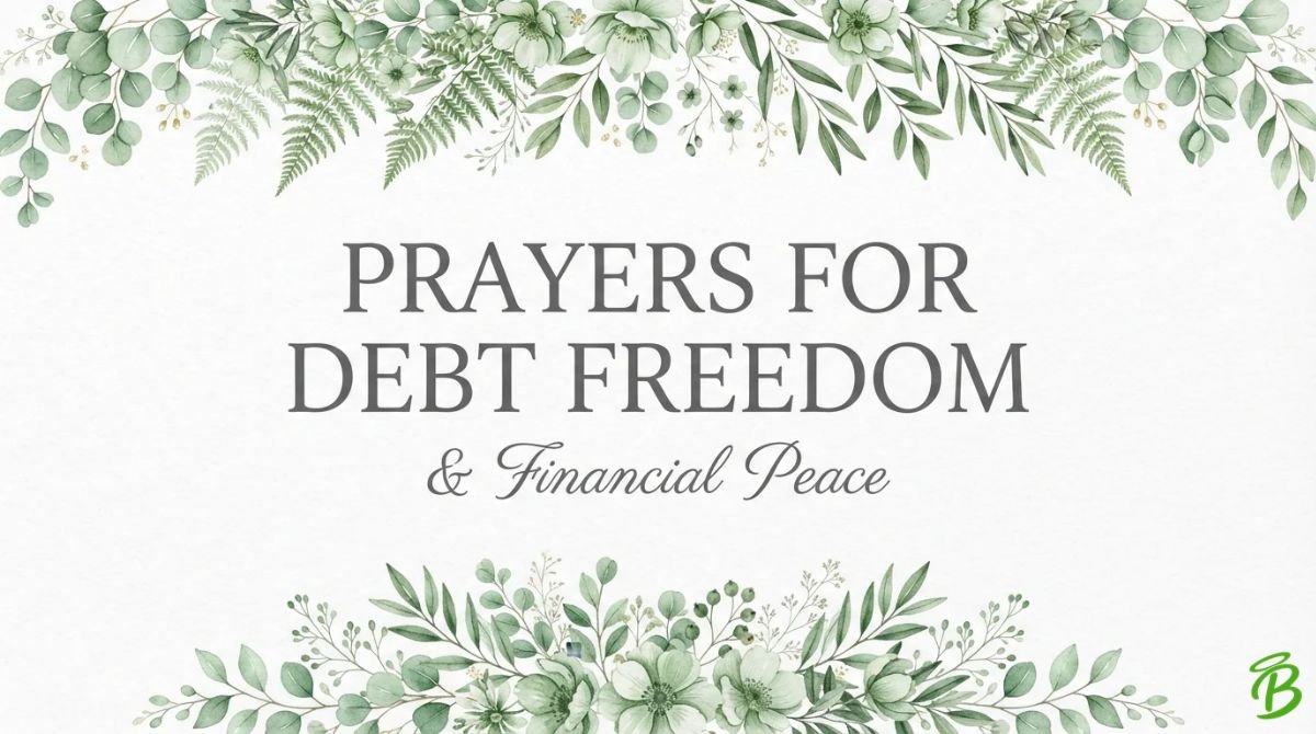 Prayers for Debt Freedom & Financial Peace