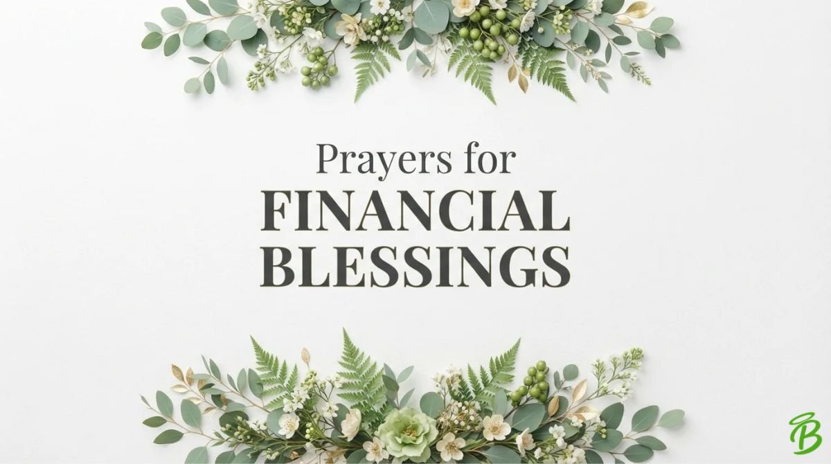 Prayers for Financial Blessings