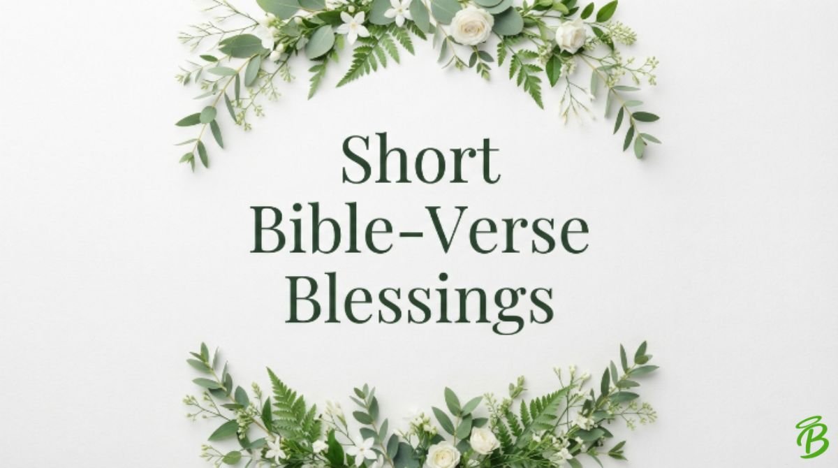 Short Bible-Verse Blessings