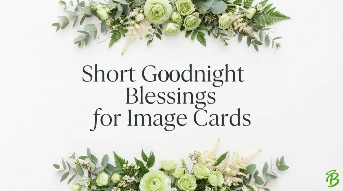 Short Goodnight Blessings for Image Cards