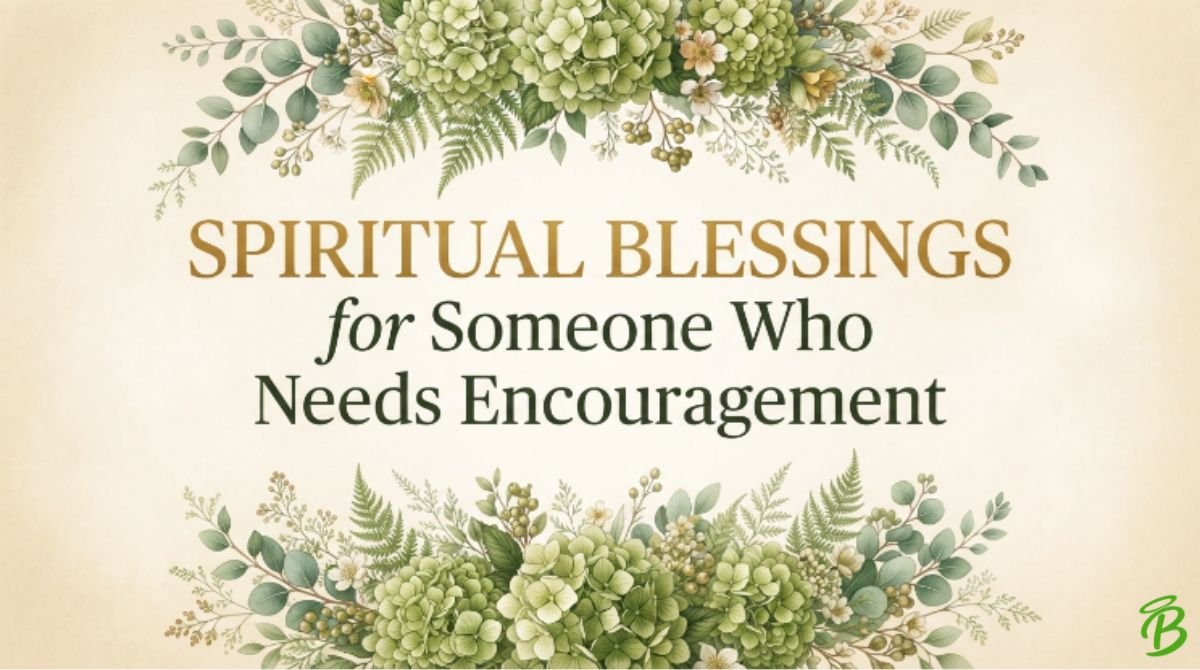 Spiritual Blessings for Someone Who Needs Encouragement