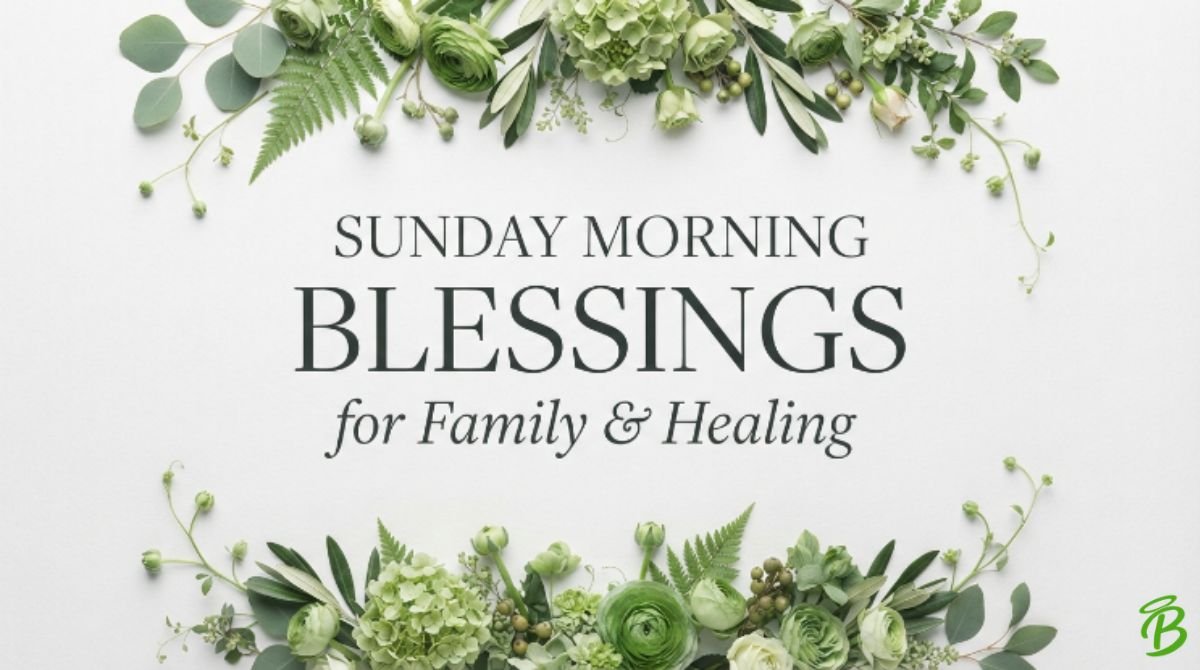 Sunday Morning Blessings for Family & Healing