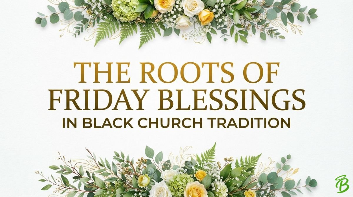 The Roots of Friday Blessings in Black Church Tradition