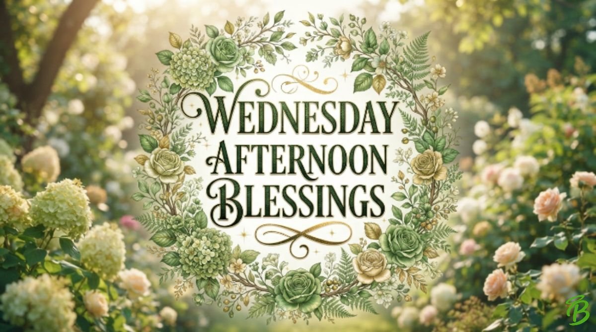 Wednesday Afternoon Blessings