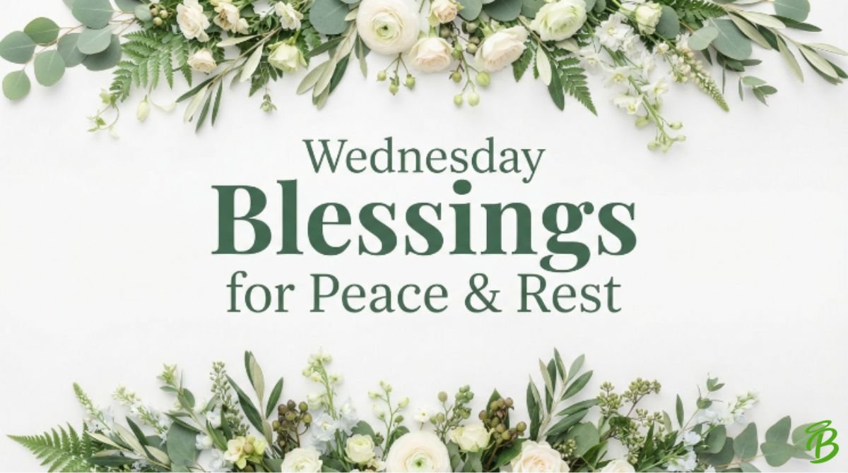  Wednesday Blessings for Peace & Rest