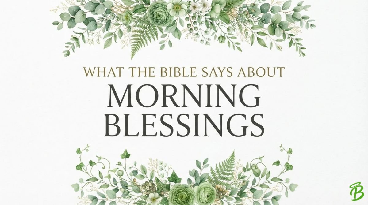What the Bible Says About Morning Blessings