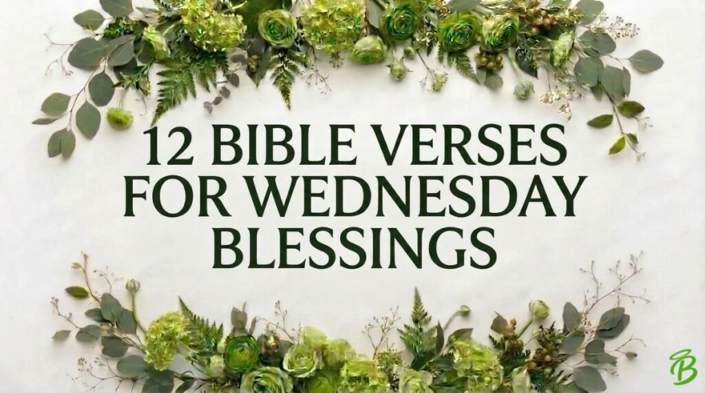 12 Bible Verses for Wednesday Blessings