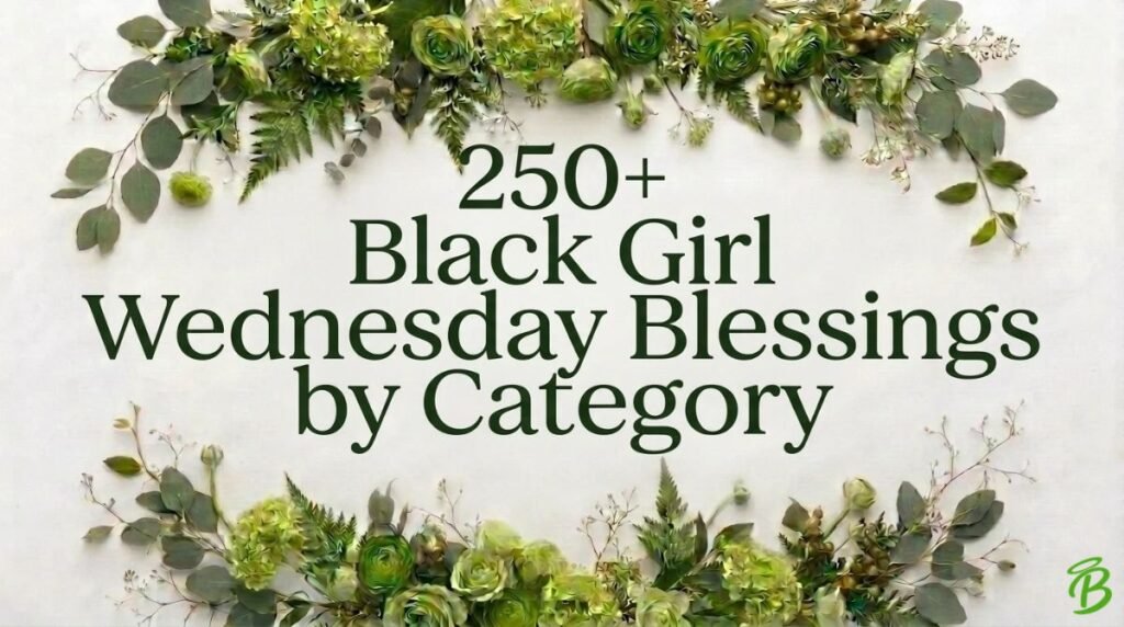 250+ Black Girl Wednesday Blessings by Category