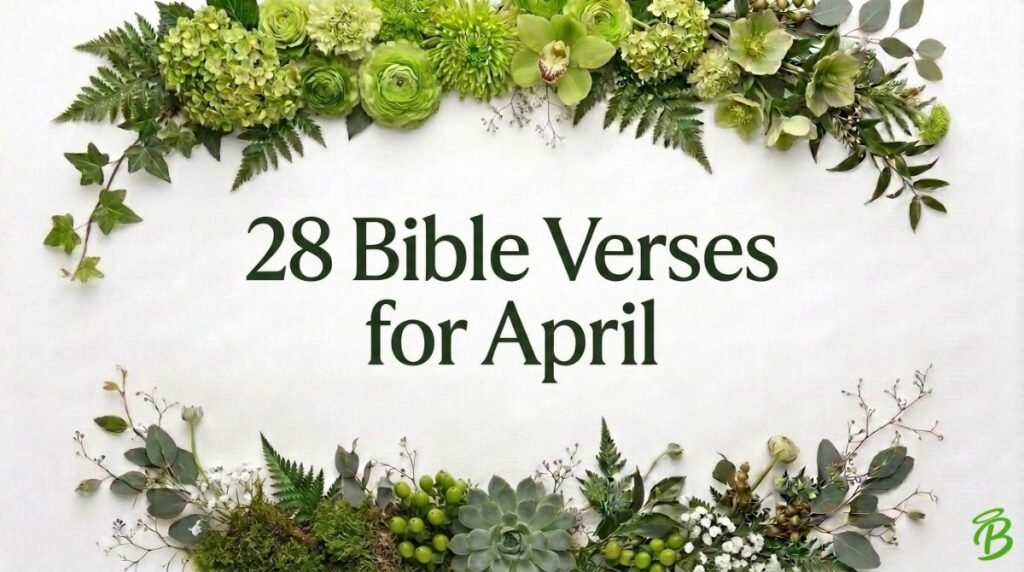 28 Bible Verses for April
