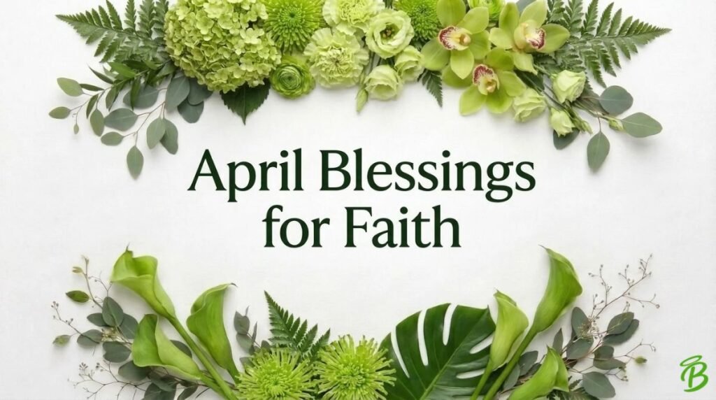 April Blessings for Faith