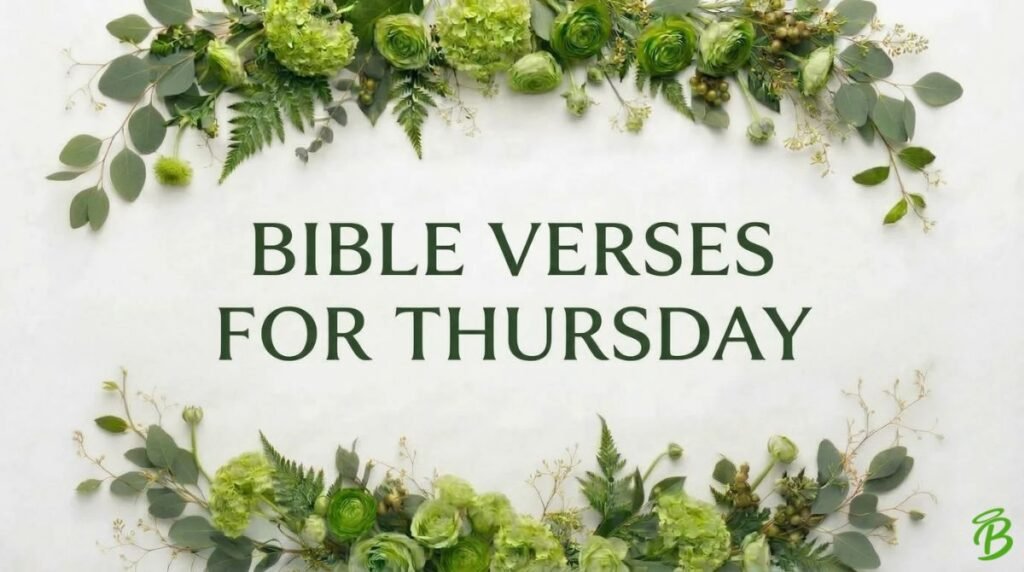 Bible Verses for Thursday