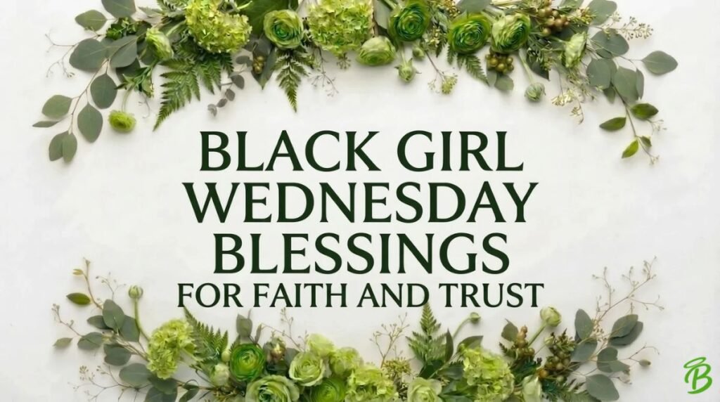 Black Girl Wednesday Blessings for Faith and Trust