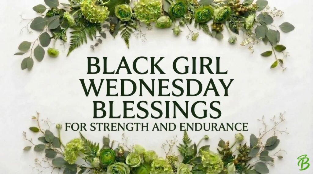 Black Girl Wednesday Blessings for Strength and Endurance