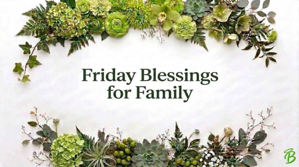 Friday Blessings for Family