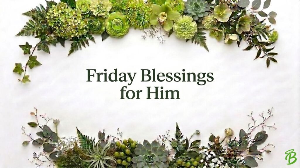 Friday Blessings for Him