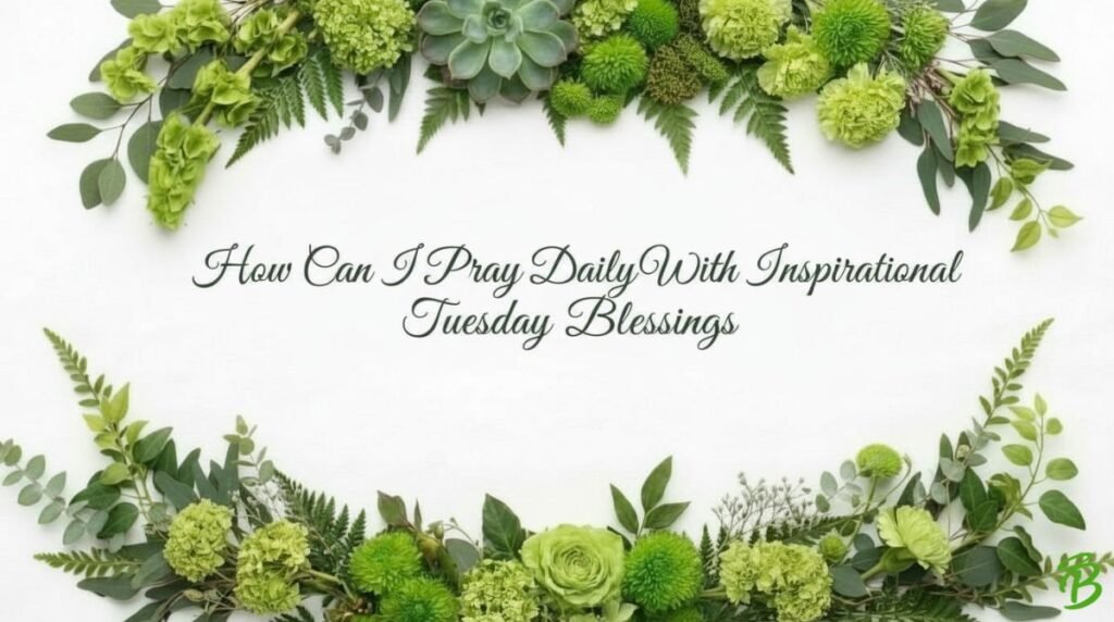 How Can I Pray Daily With Inspirational Tuesday Blessings