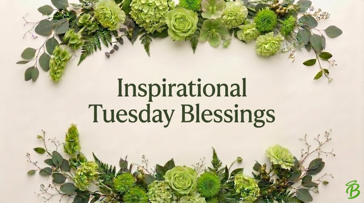Inspirational Tuesday Blessings