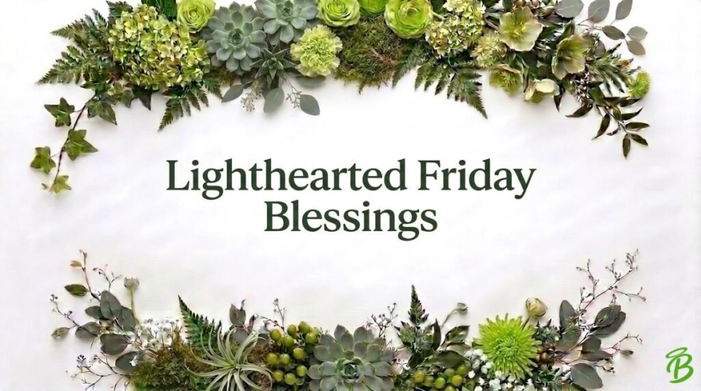 Lighthearted Friday Blessings