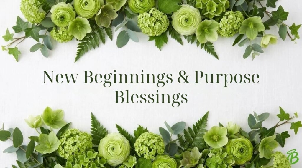 New Beginnings & Purpose Blessings