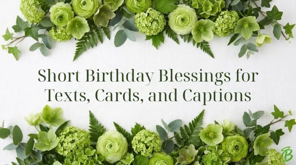 Short Birthday Blessings for Texts, Cards, and Captions