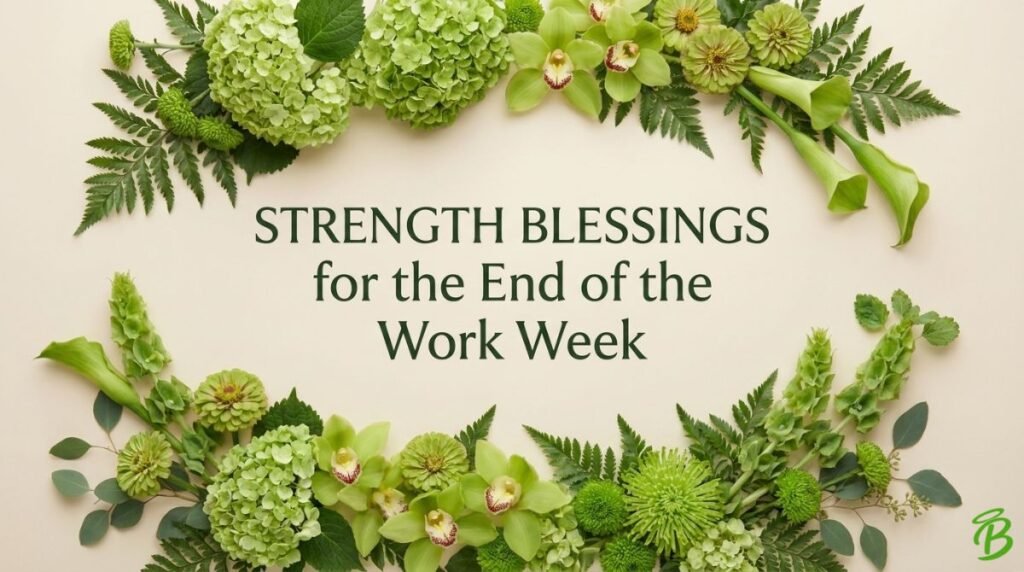 Strength Blessings for the End of the Work Week